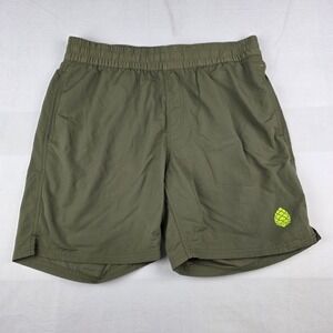 Stio Shorts Mens Size MD X 16 Activewear Green Casual Drawstring Bottoms